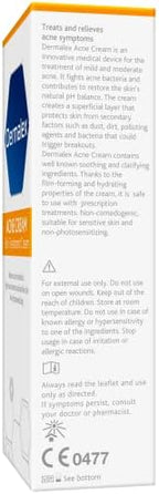 Dermalex Acne Treatment Cream – Clinically Proven to Treat Mild to Moderate Acne Symptoms – 30 g