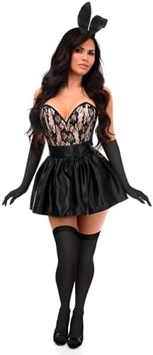 Daisy corsets womens Daisy Corsets Top Drawer 5 Pc Elegant Bunny Corset Costume