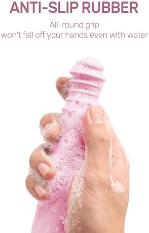 Butt Wiper Tool, 15.7" Comfort Wipe Toilet Aid for Wiping Bottom, Bottom Buddy Wiping Aid for Disabled, Elderly, Overweight, Pregnant People, Easy to Use Bottom Buddy Wiping Assist Tool Pink