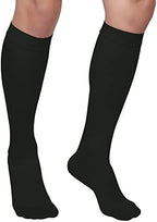 MGANG® 20-30 mmHg Compression Socks, Knee High Compression Stocking for Men and Women, Closed Toe, for Varicose Veins, DVT, Swelling, Edema, Shin Splints, Black XX-Large