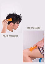 Scalp Massager Gua sha Back Massager Head Scratcher protable Hand held SPA Head Massager for deep Relaxation、Gifts for Mom and Dad, Can be Used on Every Part of The Body (Pink)