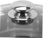FRCOLOR Boy Girl's Night Urinal Bed Pan Stainless Steel Covered Portable Commode Easy to Carry for Elderly