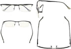 Eyekepper Quality Spring Hinges Half-Rim Computer Readers Reading Glasses