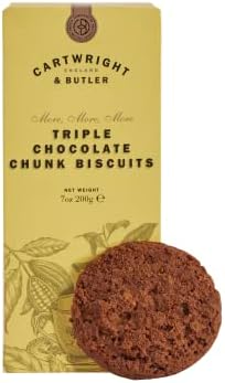 CARTWRIGHT & BUTLER Triple Chocolate Chunk Biscuits, 200 GR