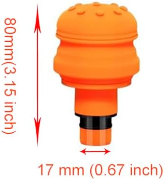 Massage Gun Heads,2 PCS Air-Cushion-Heads Replaceable Massage Attachments,0.75 Inch Diameter Massage-Gun-Attachments,19mm Diameter Muscle Massager-attachments for Back Massager Exchanging