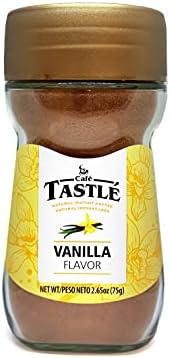 Tastlé Café Natural Flavored Instant Coffee, Vanilla & Hazelnut Variety Pack, 2.65 Oz, Pack of 2