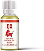 Mystix London | Ox - Chinese Zodiac Essential Oil Blend 10ml - for Diffusers, Aromatherapy & Massage Blends | Perfect as a Gift | Vegan, GMO Free