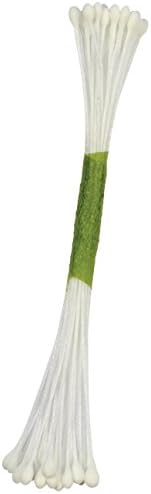PME Stamens for Sugar Flowers Medium Plain White (Pack of 50)