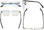 Eyekepper Blue Light Filter Glasses Men Women - Blocking UV Rays Anti Screen Glare Retro Computer Reading Eyeglasses
