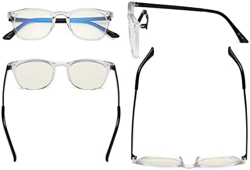 Eyekepper Blue Light Filter Glasses Men Women - Blocking UV Rays Anti Screen Glare Retro Computer Reading Eyeglasses