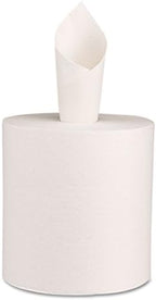 Genuine Joe GJO22700 Hard Wound Roll Towel, 800' Length x 7-8/9" Width, White (Case of 6)