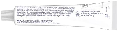 Crest Toothpaste 8.2 Ounce Cavity Protection Regular (Pack of 2)