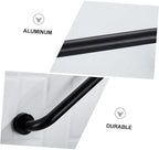 2pcs Bathroom Grab Bars Aluminum Handrails Wall-Mounted Safety Handles for Bathtubs Toilets Stairs Non-Slip Support for Elderly and Seniors