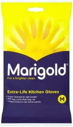 Marigolds 2 x Extra Life Kitchen Gloves Medium 2 Pairs