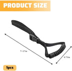 Car Adjustable Grab Handle, Portable Vehicle Standing Aid Support Grab Bar with Nylon Grip, Automotive Safety Mobility Assist Device for Elderly Disabled, Universal Fit (Black)