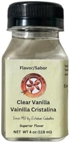 Royal Artisan Vanilla – Clear Vanilla Extract for Baking 4 oz / 118 ml, Pure Vanilla Essence, Vainilla Cristalina – Premium Flavoring for Cakes, Coffee, Ice Cream, Beverages (4, 4, Fl Oz)