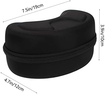 Didiseaon Eva Material Sunglasses Holder Durable Goggles Bag Zipper Compact for Travel