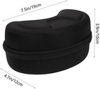 Didiseaon Eva Material Sunglasses Holder Durable Goggles Bag Zipper Compact for Travel