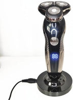 Universal Electric Shaver Charging Stand - Level Round Shape, Deep Design, Wide and Beautiful - Men's Shaver Charger Base in Black