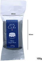 Metallic Silver Sugar Paste 100g, zzzz-s