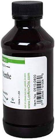 LorAnn Crème de Menthe SS, Natural Flavor, 4 ounce bottle