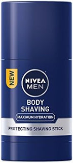 NIVEA Men Maximum Hydration Shave Stick - Body Protecting for Smooth Shaving - 2.5 Oz