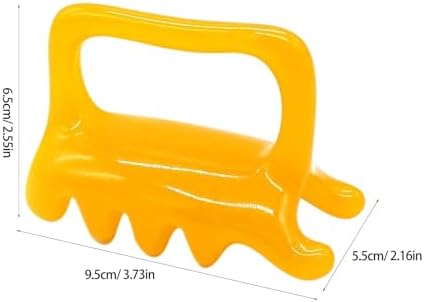 Beeswax Resin Double Push Massagers 2pcs Set Manual Back Neck Shoulder Massage Tools for Fascia Release and Muscle Relief