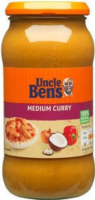Uncle Bens Medium Curry Sauce Case of 6