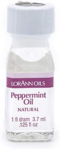 LorAnn Peppermint Oil SS Natural Flavor, 1 dram bottle (.0125 fl oz - 3.7ml - 1 teaspoon)
