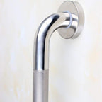 18-inch Knurled Bathroom Grab Bar, Shower Saftey Bar, Toilet Grab bar for Elderly, Door Handle, Anti-Slip Design, Brushed Nickel finishes