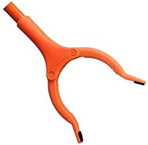 ArcMate Qwik-Pik Economy Trash Pick Up Tool, Outdoor Reacher Grabber Litter Picker, Jaws Open 3.5", Rotates 360 Degrees, for Volunteers, 1 lb. Pick Up Capacity, Orange, 31", 6-Pack (15615)