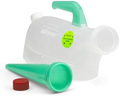 URSEC Spill Proof and Anti-Reflux Male Urinal - For Elderly, Disabled, and Other Therapeutic Uses.