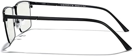 MERRY'S Men's Blue Light Blocking Glasses - Vintage Computer Reading Glasses for Men