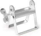 Silver Aluminum Alloy Toothpaste and Hair Dye Squeezer Tool Manual Tube Extruder for Home Bathroom Use