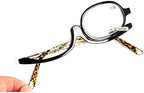 OREUDO Readers Magnifying Makeup Glasses Eye Make Up Spectacles Flip Down Lens Folding CosmeticReading Glass Eyeglasses