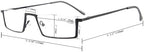 Eyekepper Quality Spring Hinges Half-Rim Computer Readers Reading Glasses (Yellow Lens, +3.50)