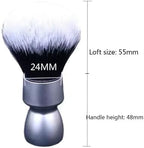 Yaqi Heavy Metal Handle Synthetic Hair Tuxedo Knot Shaving Brush