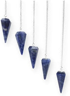 Wholesale Gem Shop Natural Gemstone Crystal Faceted Pendulum