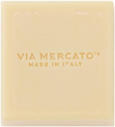 Via Mercato Travel Sized Italian Soap Bar (50g) - No. 5 Waterlily and Sandalwood