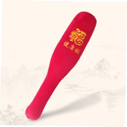 Red Body Acupoint Massage Hammer with Salient Surface Manual Massage Tool for Shoulder Neck Back Relief Muscle Soreness and Circulation Improvement