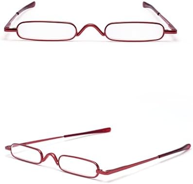 Mini Slim Pen Reading Glasses with Portable Clip Case Small Pocket Readers Men Women