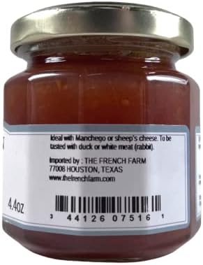 Quince Paste French Imported confit for cheeses 4.4 oz jar by l'Epicurien France, One