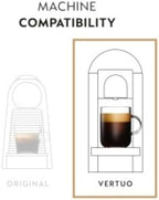 Nespresso VertuoLine Espresso, Diavolitto, 50 Count