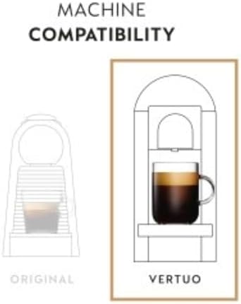 Nespresso VertuoLine Espresso, Diavolitto, 50 Count