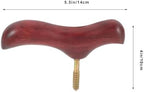 SEWACC Solid Wood Cane Handle Head Replacement for Walking Canes Ergonomic Wooden Cane Handle Suitable for Men and Women Outdoor Use
