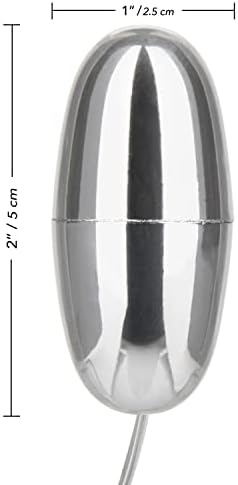 CalExotics Slim Teardrop Bullet Vibrator, Slim easy controller and Powerful multi-speed vibrations for Couple Adult Sex Toy - Purple