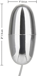 CalExotics Slim Teardrop Bullet Vibrator, Slim easy controller and Powerful multi-speed vibrations for Couple Adult Sex Toy - Purple
