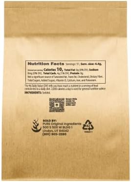 Pure Original Ingredients Sorbitol Powder (8 oz) Low Calorie Sweetener, Sugar Substitute, Thickening Agent