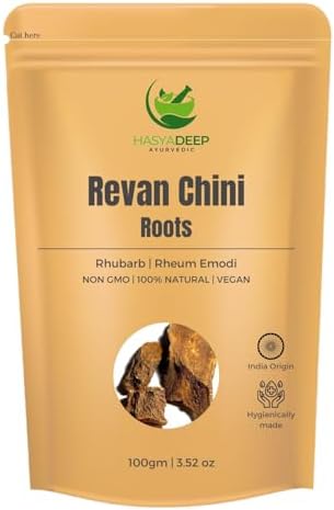 Revan Chini Roots | Rheum emodi | Himalayan Rhubarb | Rewand Khatai (50gm/1.76oz)