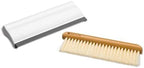 Full Circle Crumb Runner, Countertop Sweep and Squeegee, Mini Portable Brush, Compact Storage, Sustainable Bamboo Handle